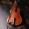 Brown Wooden Violin Paint by numbers