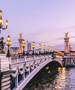 Pont Alexandre III Paris France Paint by numbers