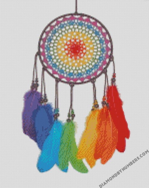 Colorful Dream Catcher Accessory Diamond Painting