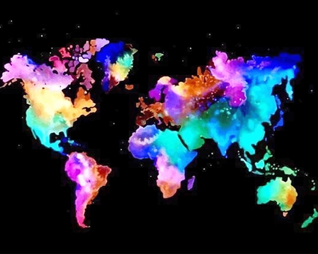 World is colours. Colourful World.