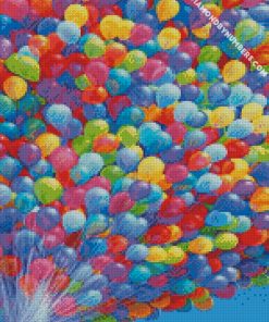 Cute Colorful Balloons diamond paintings