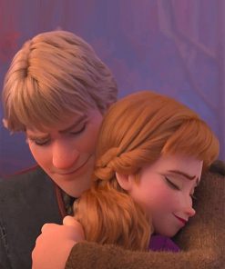 Kristoff And Anna Frozen Paint by numbers