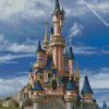 Disneyland France - 5D Diamond Painting - DiamondByNumbers - Diamond  Painting art