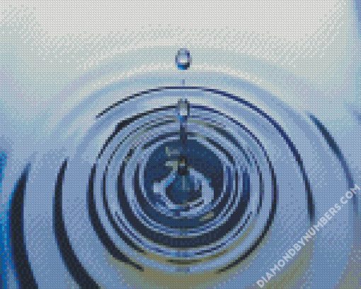 Drop water liquid waves adylt diamond painting