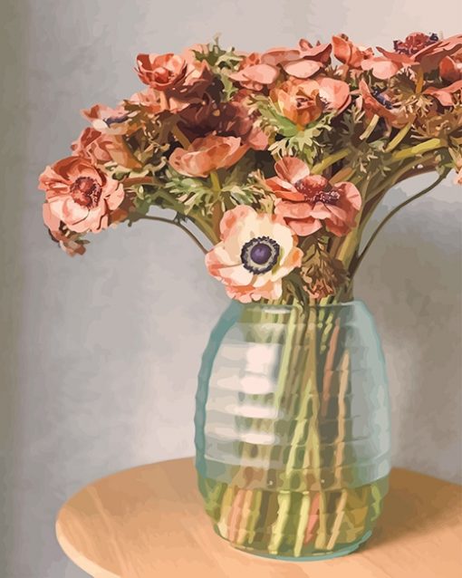 Vase Of Flowers Paint By Numbers