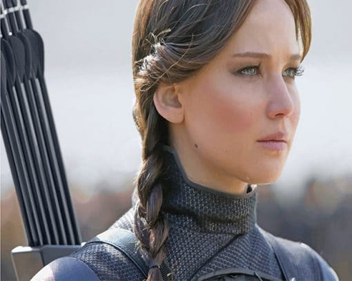 Jennifer Lawrence Hunger games Paint by numbers