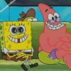 Spongebob squarepants and his friend diamond painting
