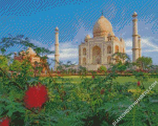 Taj mahal India diamond paintings