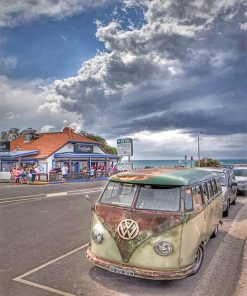 Volkswagen Old Bus adult paint by numbers