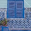 blue moroccan style diamond paintings