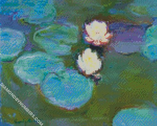 claude monet waterlilies diamond paintings