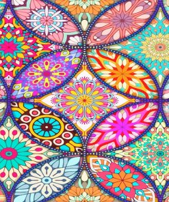 Colorful Mandala 2 NEW paint by number