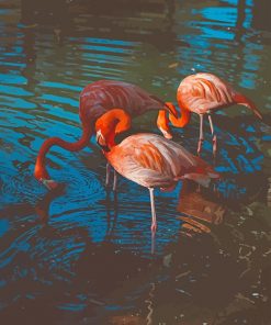 flamingo Bird Paint by number
