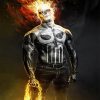 Frank Castle Ghost Rider paint by number