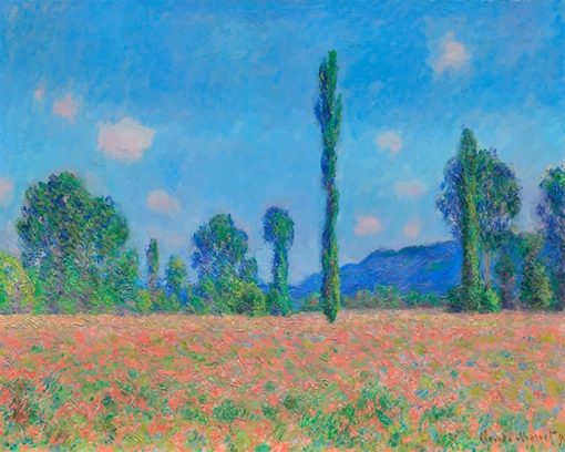 Claude Monet Poppy Field paint by number