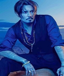 Johnny Depp Paint by numbers