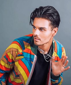 Abraham Mateo Photoshoot Paint by numbers