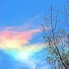 Aesthetic Rainbow Clouds paint by number