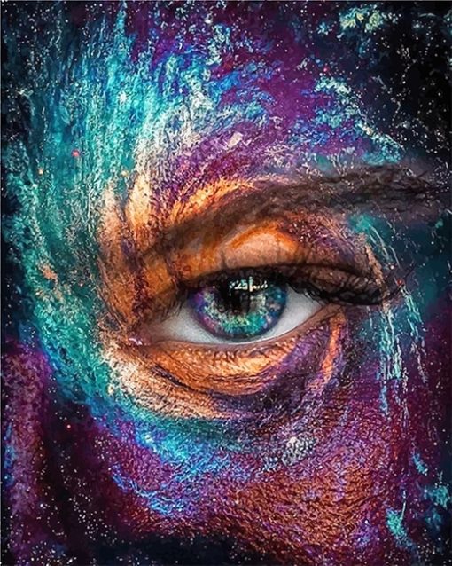 Beautiful eye adult paint by numbers