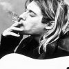 Black And White Kurt Cobain Smoking Paint By Numbers