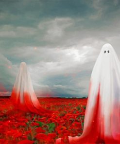 Bloody Ghosts Paint By Numbers
