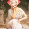 Collage Art Marilyn Monroe paint by number