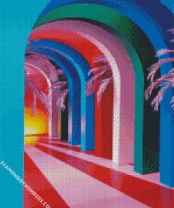 Colorful arches Diamond Paintings