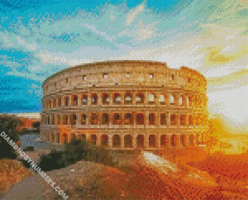 Colosseum Rome diamond painting