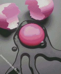 Cracked Pink Egg diamond paintings