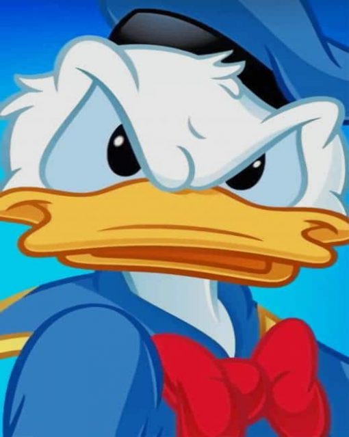 Donald Duc Disney paint by numbers