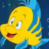 Flounder Disney Paint By Numbers