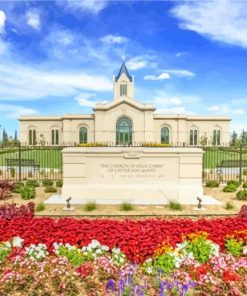 Fort Collins Colorado Temple paint by number