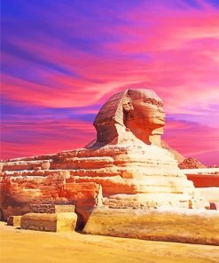 Great Sphinx Of Giza paint by number