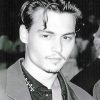 Handsome Young Johnny Depp adult paint by numbers