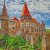 Hunyad castle Romania diamond painting