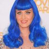 Katy Perry Blue Hair adult paint by numbers