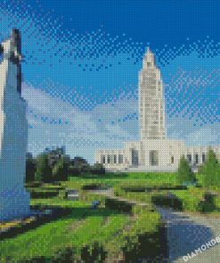 Louisiana State Capitol diamond painting