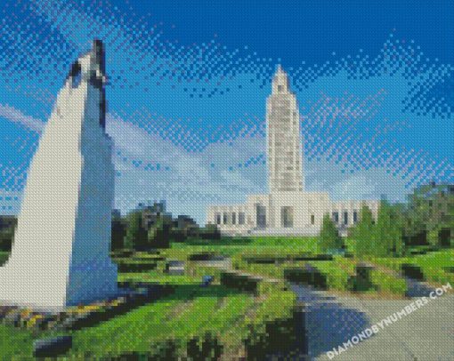 Louisiana State Capitol diamond painting
