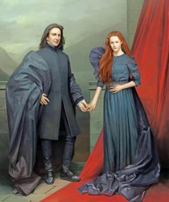 Professor Severus Snape And Lily Potter paint By Numbers