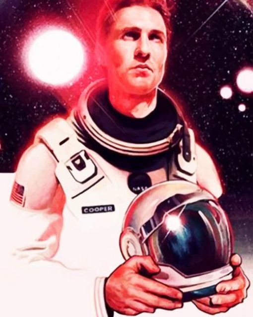 Matthew Mcconaughy Interstellar adult paint by numbers
