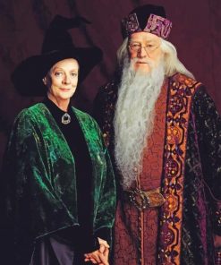 Minerva McGonagall Albus Dumbledore Paint By Numbers