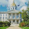 New Hampshire State House Hampshire diamond painting