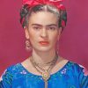 Painter Frida Kahlo adult paint by numbers