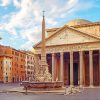 Pantheon Rome paint by numbers