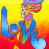 Peter Max Love paint by number