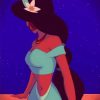 Princess Jasmine Aesthetic Cartoon adult paint by numbers