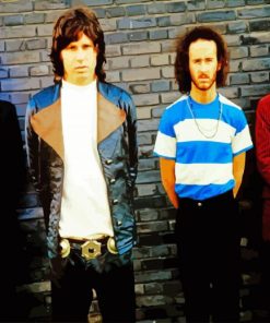 Ray Manzarek Jim Morrison Robby Krieger And John paint by number