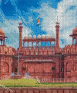 Red Fort India diamond painting