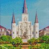 Saint Louis Cathedral New Orleans diamond painting