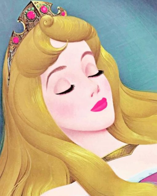 Sleeping Beauty adult paint by numbers